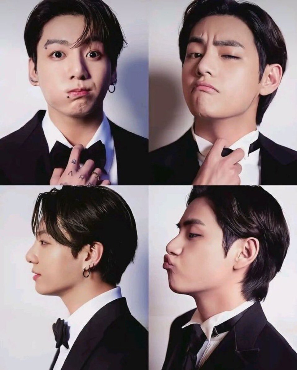 【ご確認用】グク・テテ4カット BTS】#414④フォトカード ☆taekook☆ グク♥テテ 2枚セット