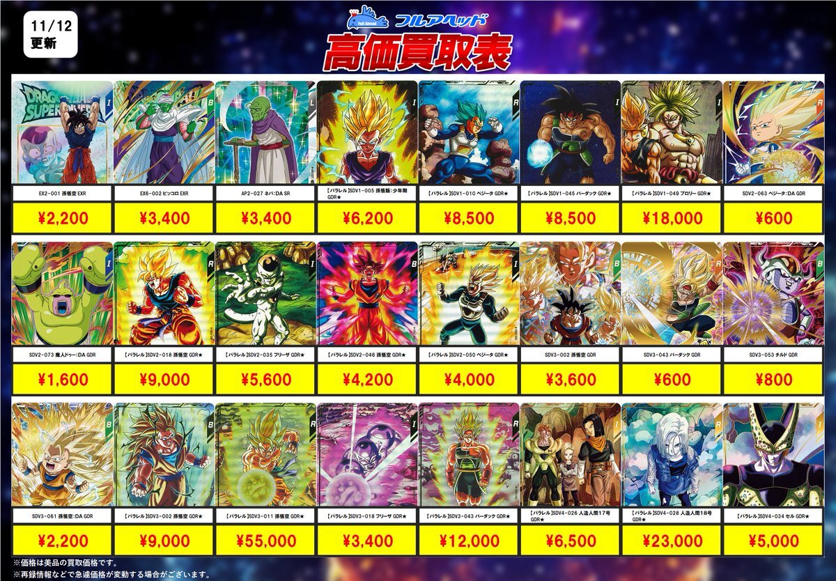 ドラゴンボールスーパーダイバーズ 買取」のYahoo!リアルタイム検索
