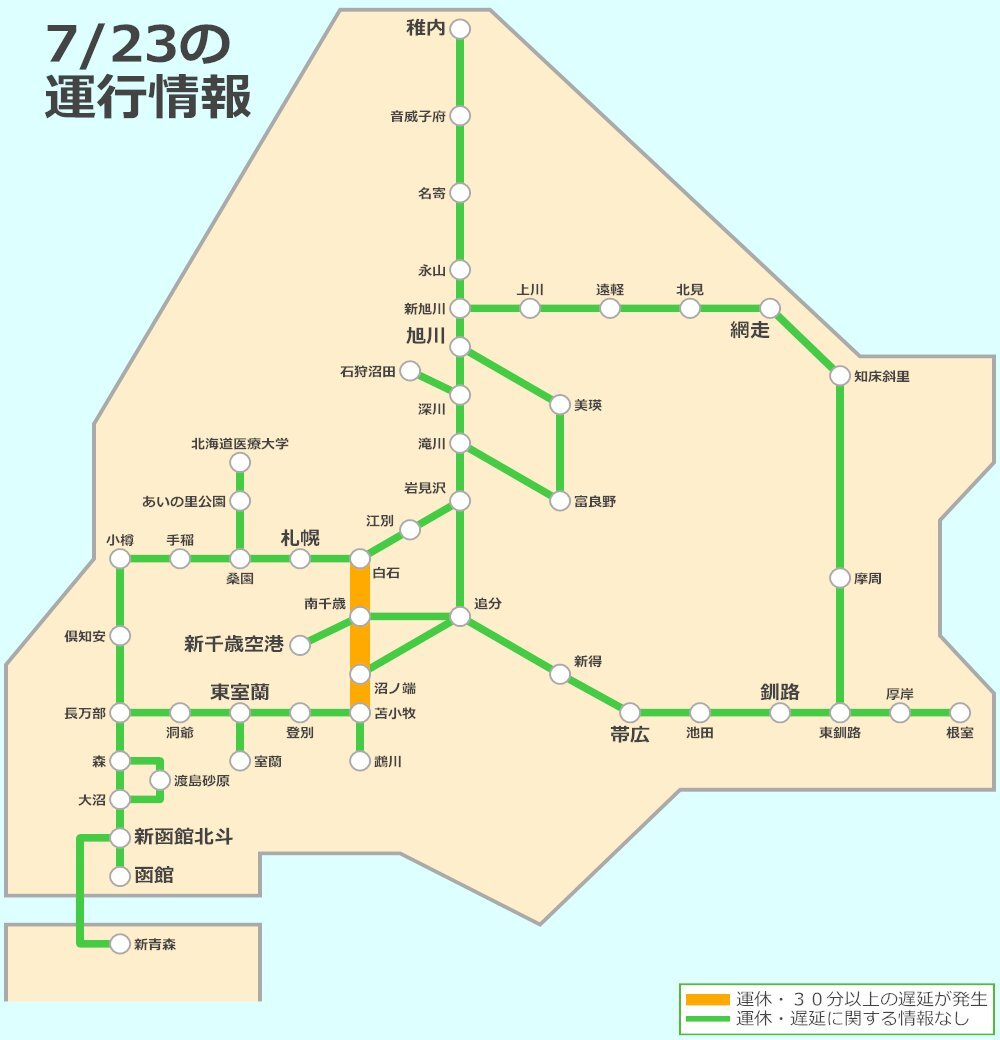 室蘭本線[苫小牧～岩見沢]」のYahoo!リアルタイム検索 - X（旧