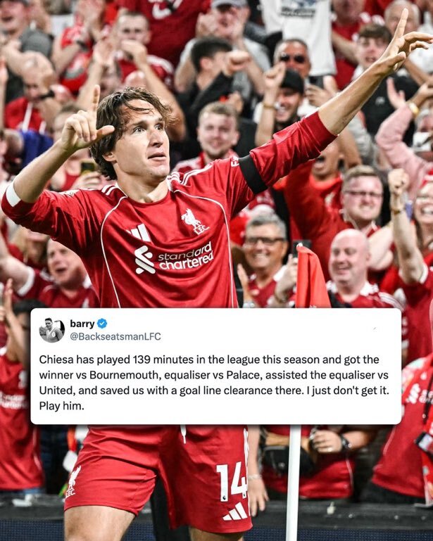 リヴァプールファン、キエーザ起用を熱望！ガクポとの比較も