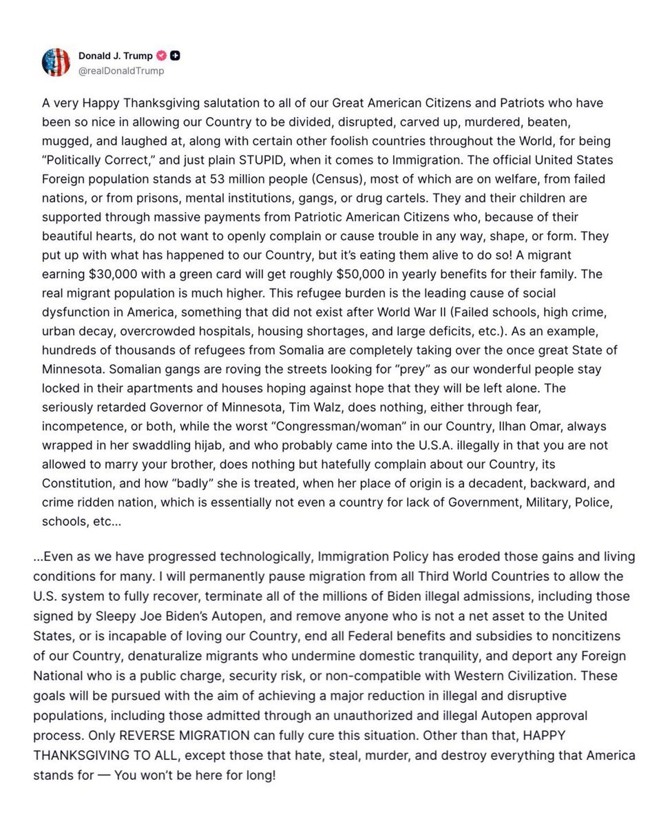 トランプ大統領、開発途上国からの移民受け入れを恒久停止表明