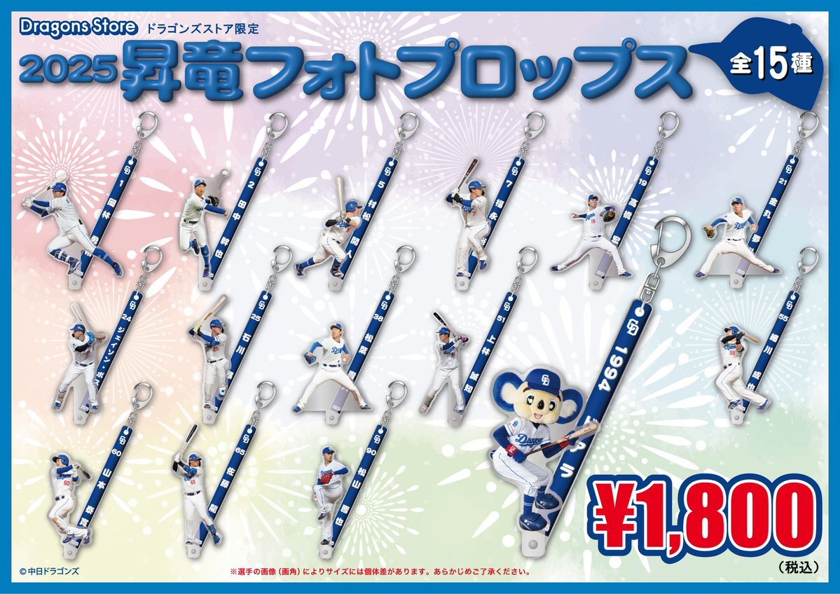 【値下】中日ドラゴンズ　ドラゴンズストアサカエ　アクリルドアプレート　昇竜くじ 値下】中日ドラゴンズ ドラゴンズストアサカエ アクリルドア