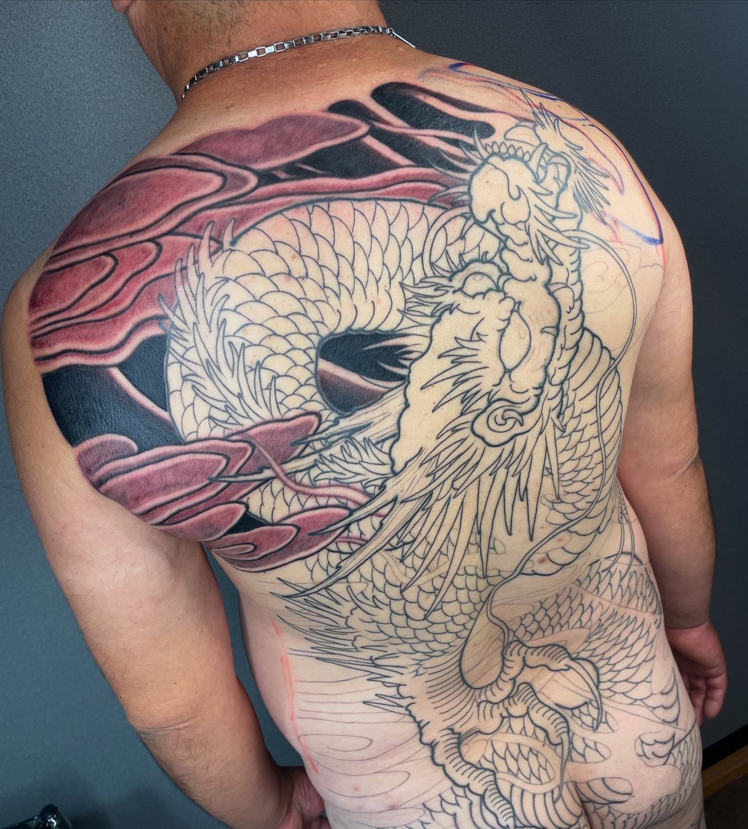 Japanese Tattoos刺青和彫 浪 #雷 @tokyothreetides @threetidestattoo #刺青 #irezumi