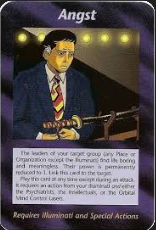 イルミナティカード　Angst　苦悩 イルミナティカード Angst 苦悩 - メルカリ