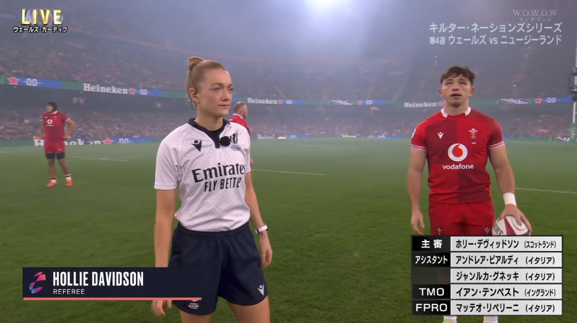 ウェールズがオールブラックスに勝利！トム・ロジャース選手がハットトリック