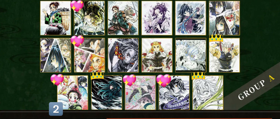 鬼滅の刃 アクリル色紙 A6 SMASH OP 集合 鬼滅の刃 ufotable アクリル