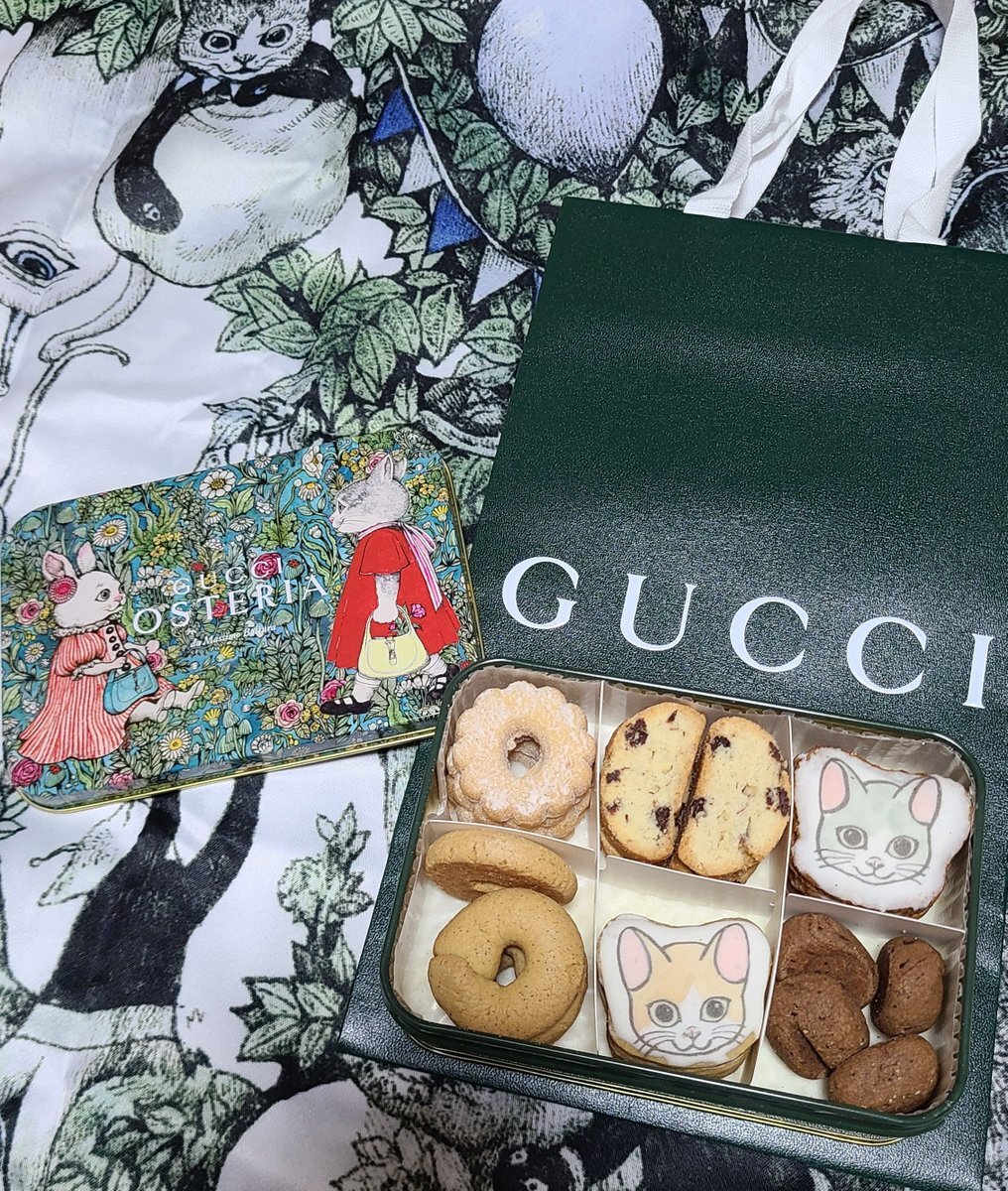 GUCCI グッチ コラボ ヒグチユウコ クッキー 祝ラッキーデー！ 「グッチ」から春財布やヒグチユウコとの