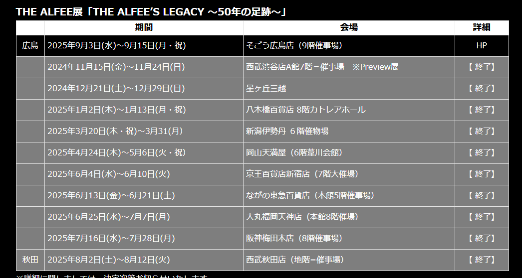 t*9様 THE ALFEE展　アルフィー 会場販売品メモリアルブック、チラシ、 ALFEE展会場限定 メモリアルブック 新品未開封品｜Yahoo!フリマ