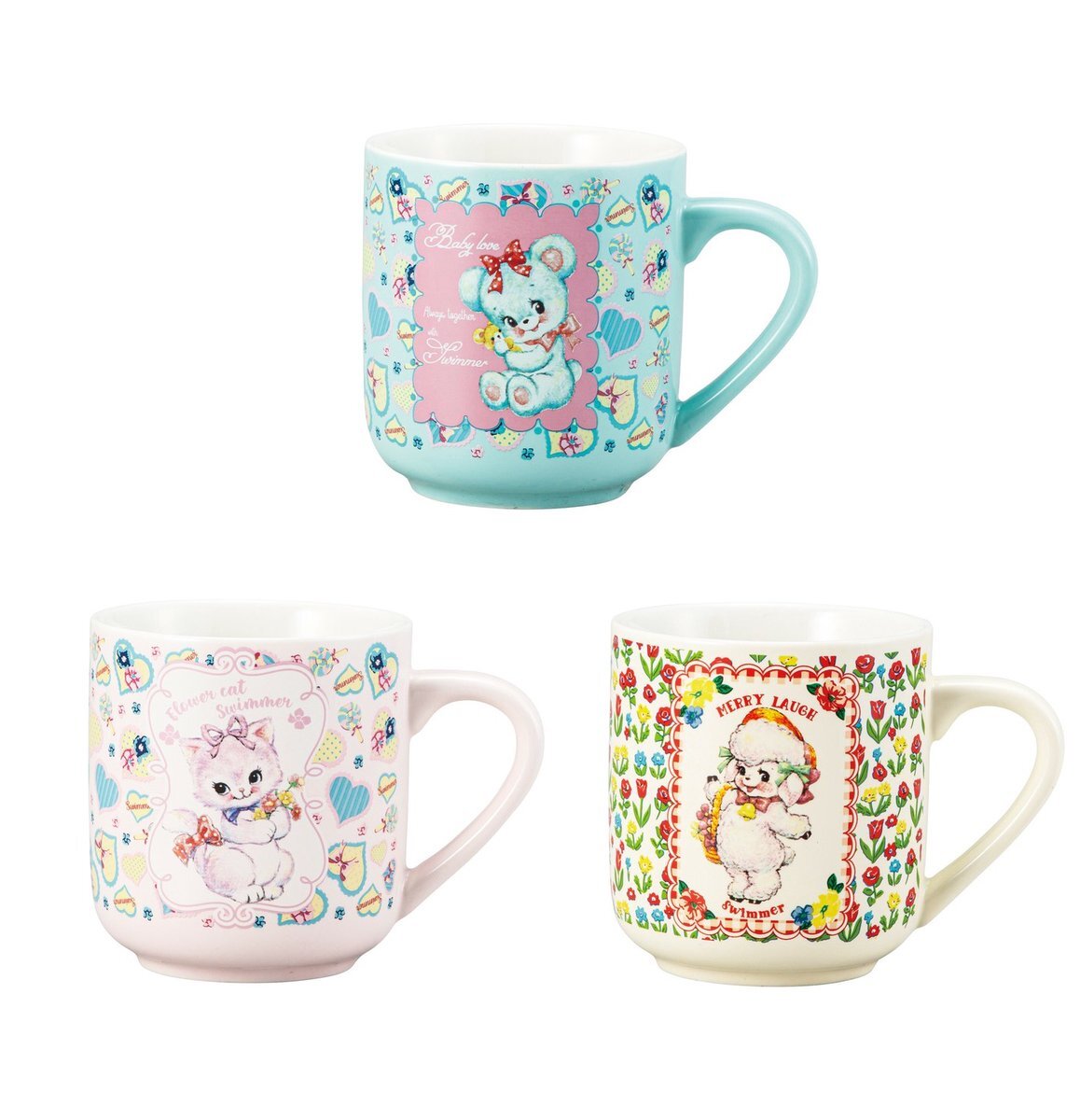 新品　SWIMMER スイマー 豆皿 9cmサイズ　熊　くま　クマ 楽天市場】【スイマー】豆皿【SWIMMER】7202-01-03 電子レンジ