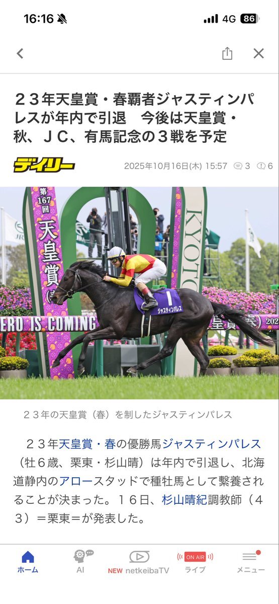 ジャスティンパレス、引退後はどんな活躍を見せる？