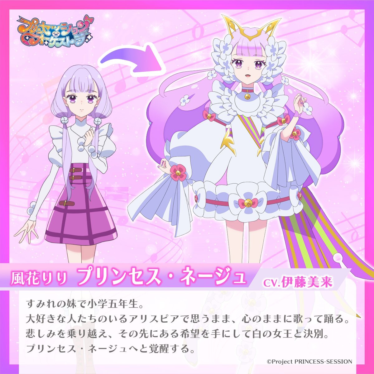 プリンセス・ネージュ変身！プリオケ第35話「神回」でファン興奮