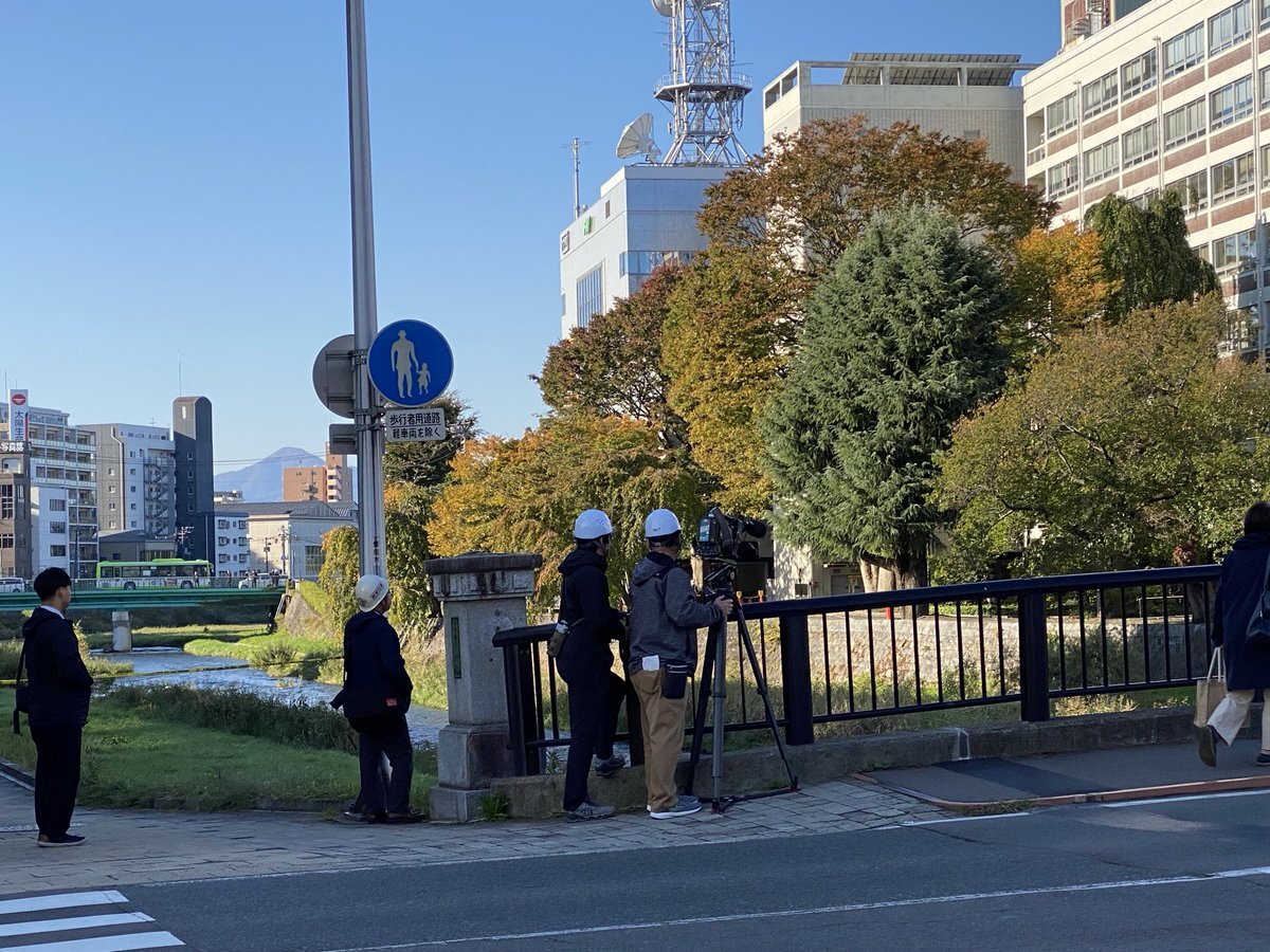 盛岡市役所周辺でクマ出没、警戒呼びかけ