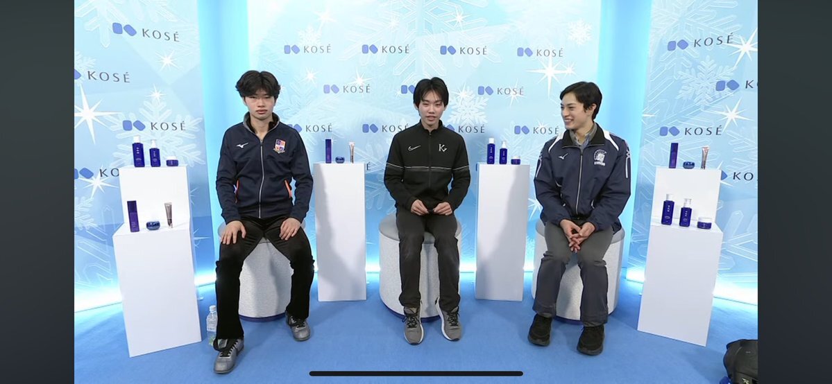 蛯原大弥、全日本フィギュアグリーンルームでMCぶりを発揮！