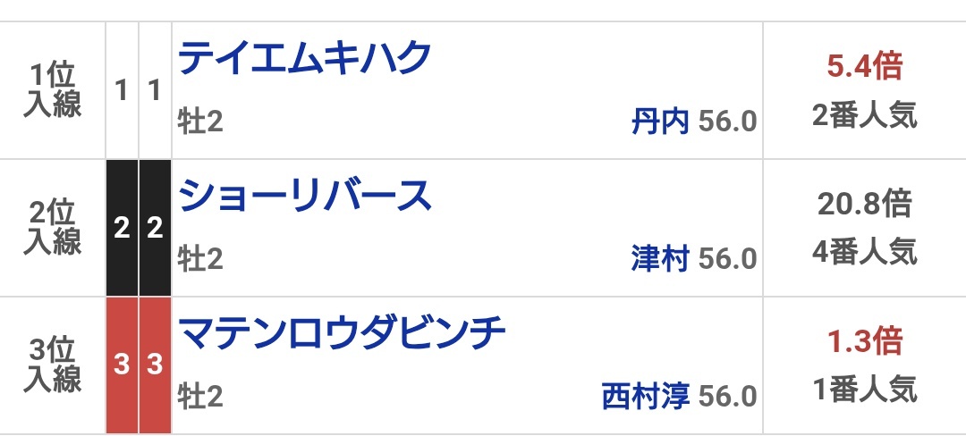 テイエムキハク、プラタナス賞を制覇！今後の活躍は？