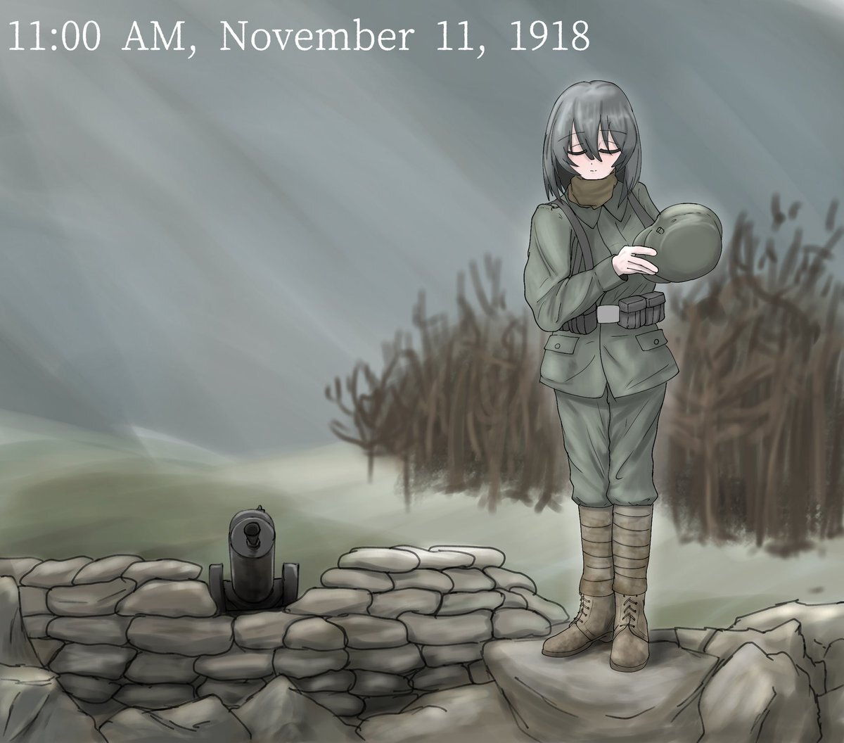 第一次世界大戦停戦記念日、世界平和を祈る声