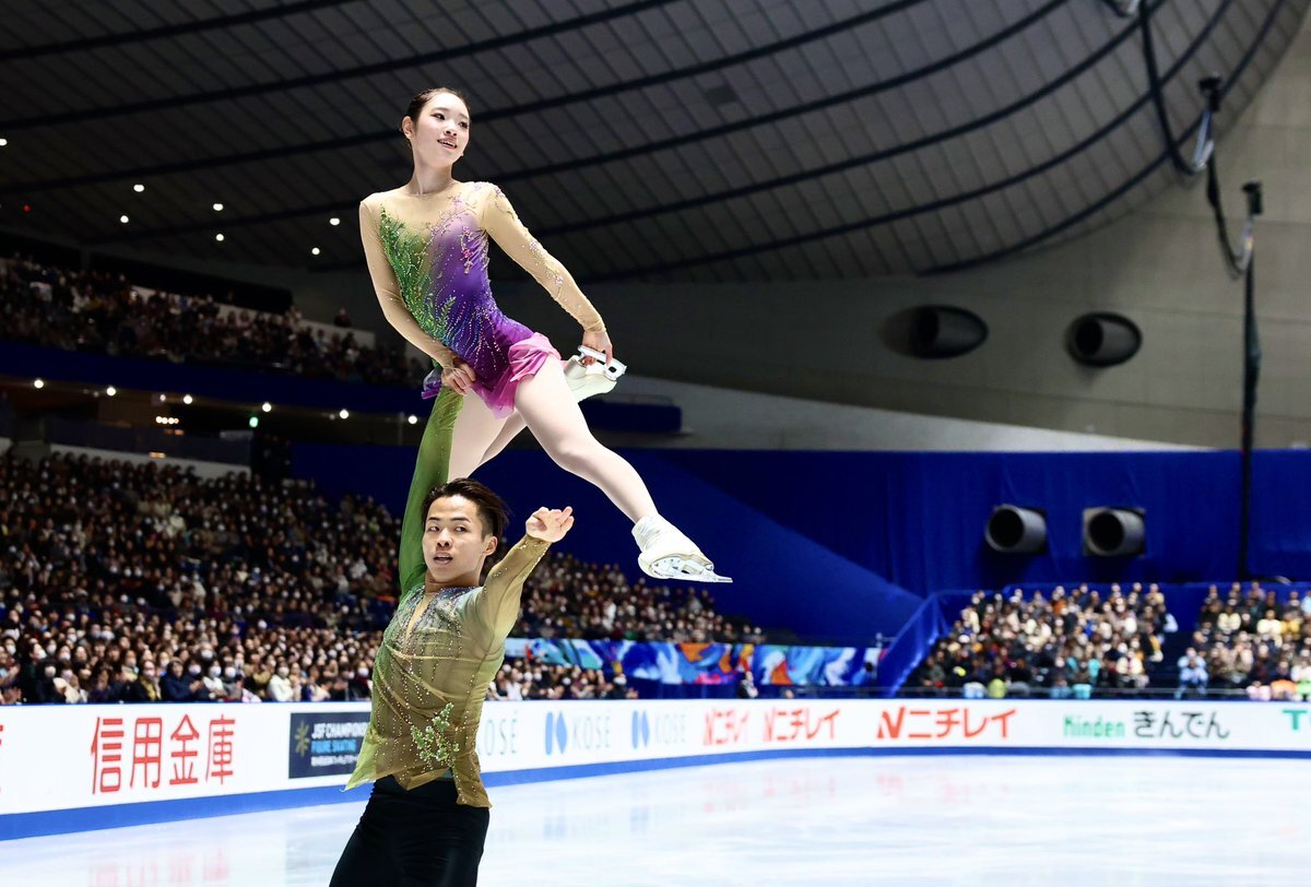 ゆなすみ、圧巻の演技で全日本フィギュア優勝！五輪代表へ