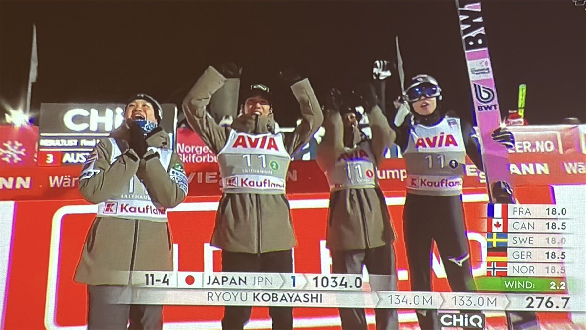 日本チーム、W杯混合団体で約12年ぶりの優勝！ 