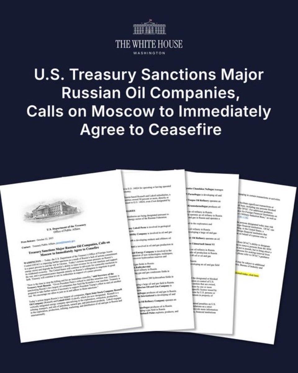 トランプ政権、ロシア石油会社に制裁