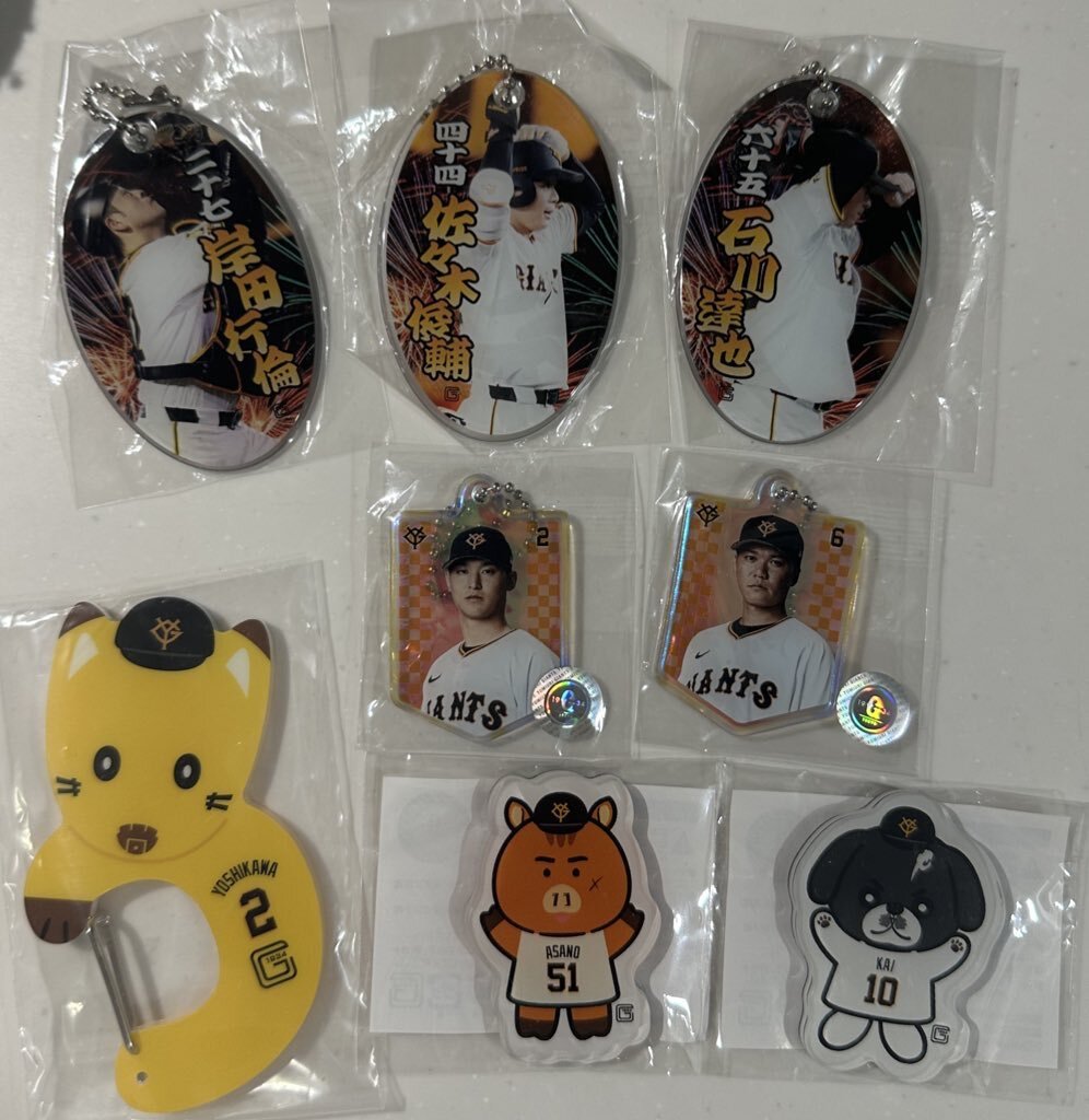 ジャイアンツエニマイくじ　ライオンハヤトその他セット　長嶋茂雄追悼試合タオル3枚 3 スポーツ ジャイアンツエニマイくじ ライオンハヤトその他セット