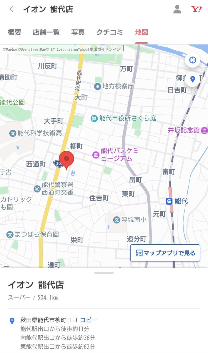 イオン能代店にクマ侵入、県職員が吹き矢で駆除