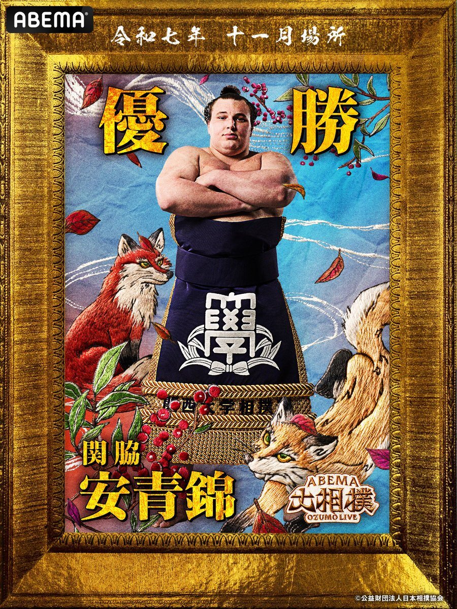 安青錦、初優勝で史上最速の大関昇進！日本相撲協会が決定