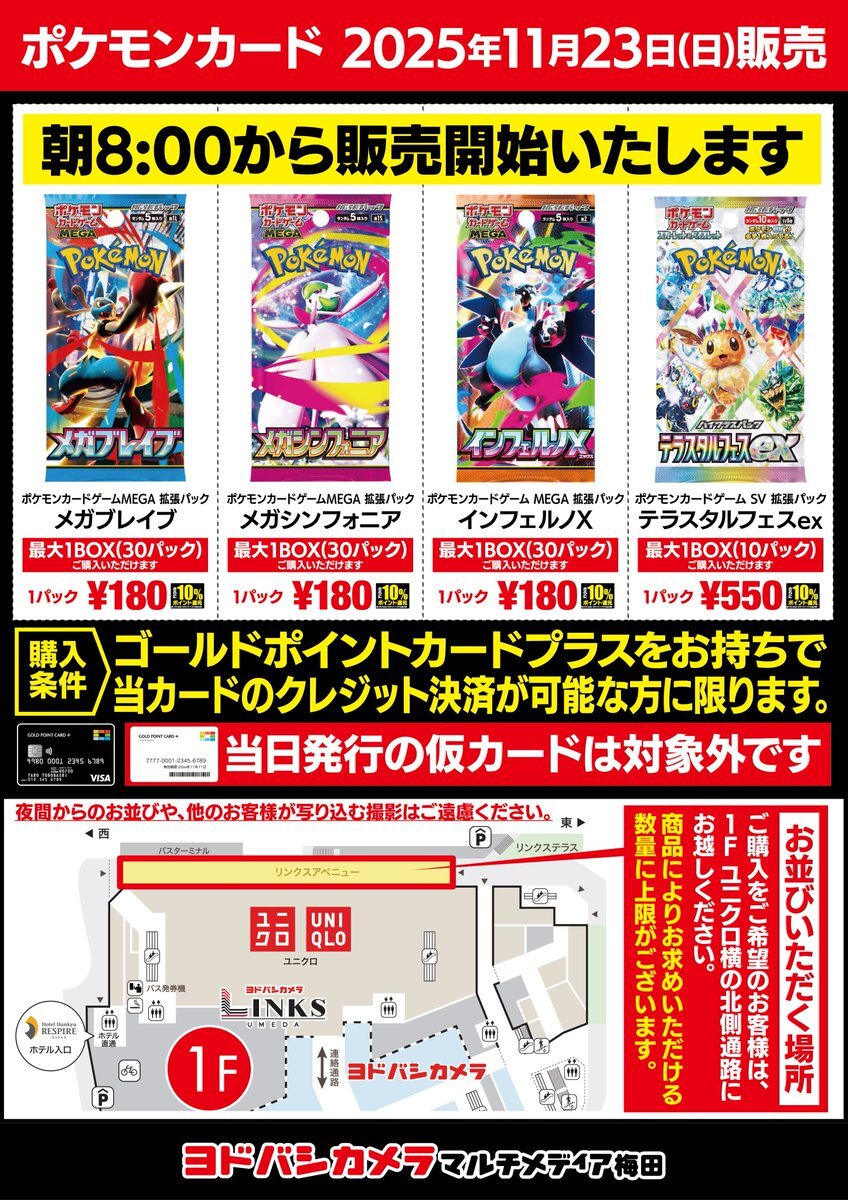 ヨドバシ産インフェルノxテラスタルフェスex メガブレイブメガ