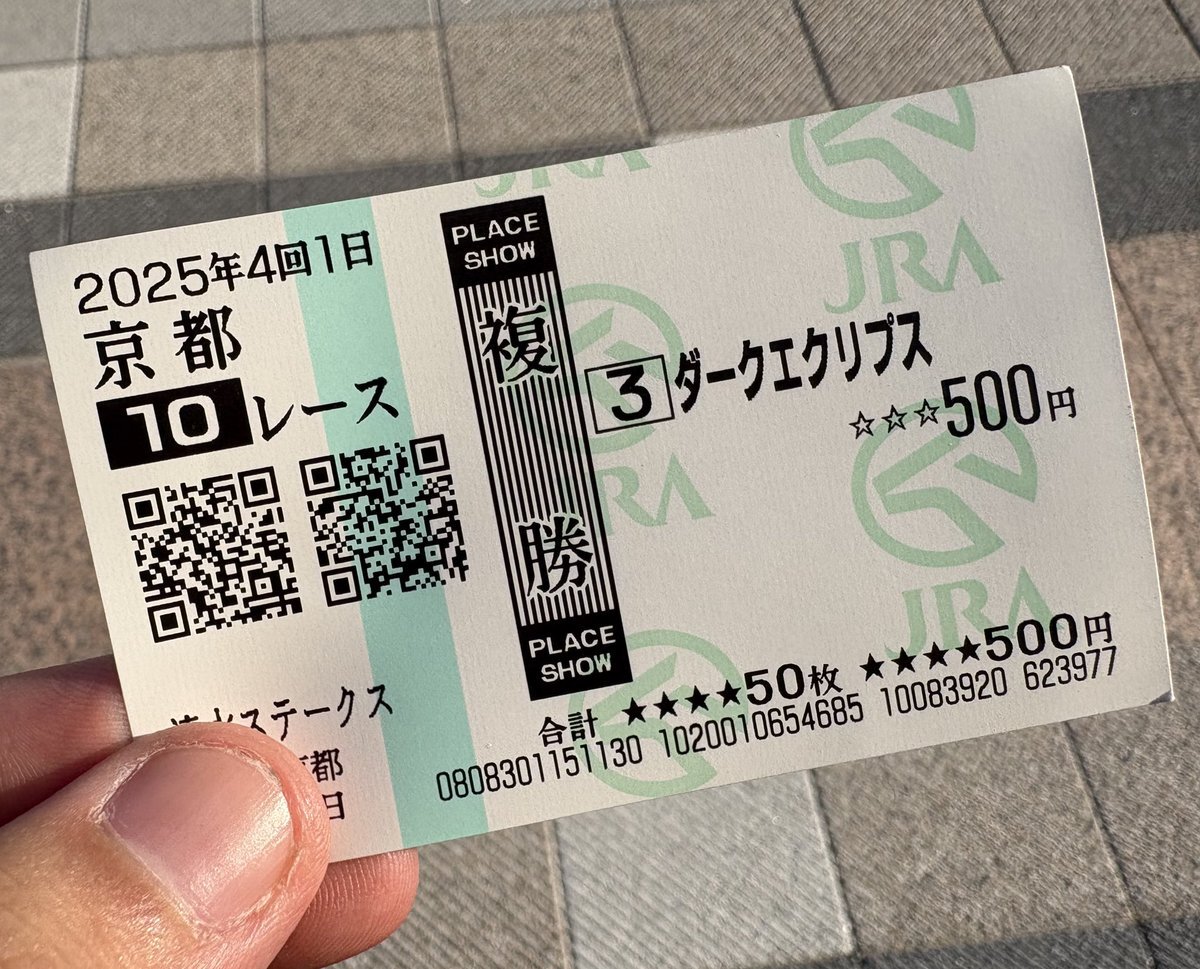 最低人気馬が勝利！京都競馬で話題のペプチドヤマト