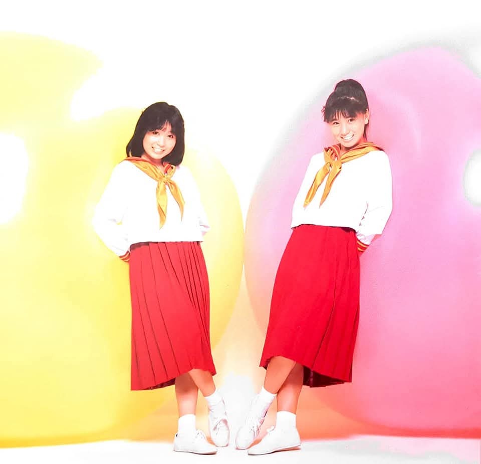 アイドル 高井麻巳子 岩井由紀子 公式 写真 プロマイド 2枚うしろゆびさされ組 アイドル 高井麻巳子 岩井由紀子 公式 写真 プロマイド 2枚う