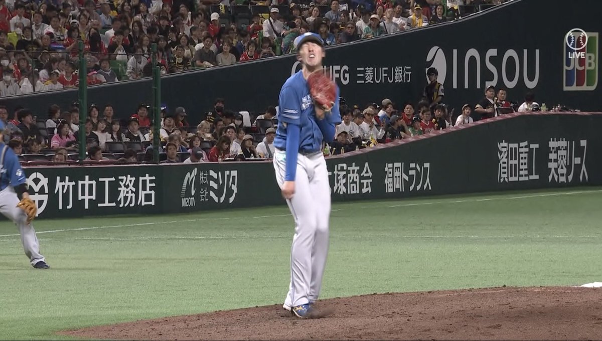 福島くんの好投、ファイターズ勝利なるか？