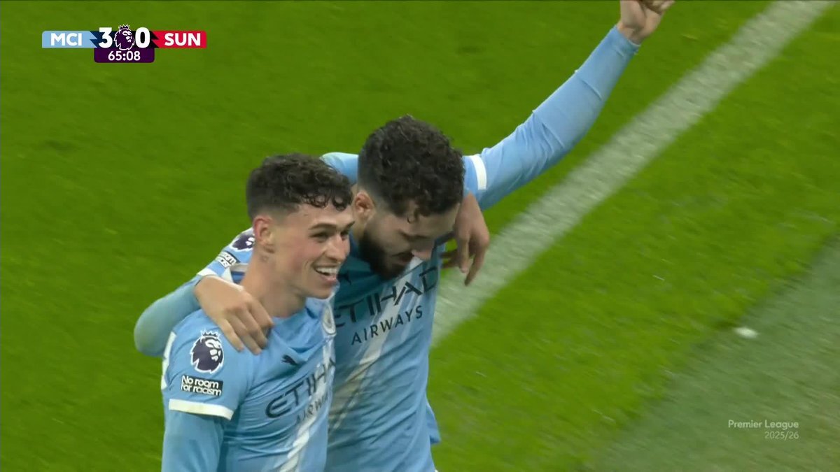 フォーデン絶好調！マンチェスター・シティがサンダーランドに快勝