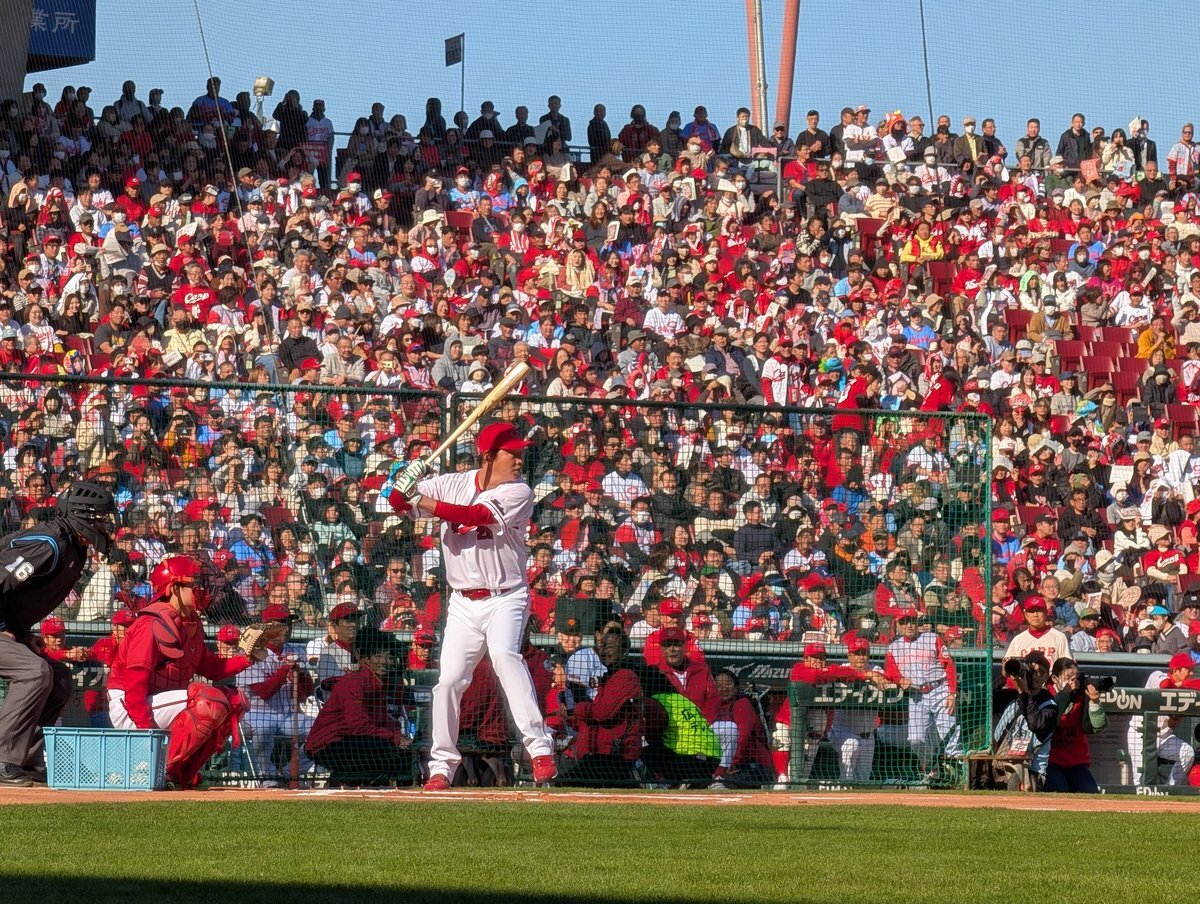 新井監督のホームラン！金本氏入閣へ、カープファン歓喜！ 