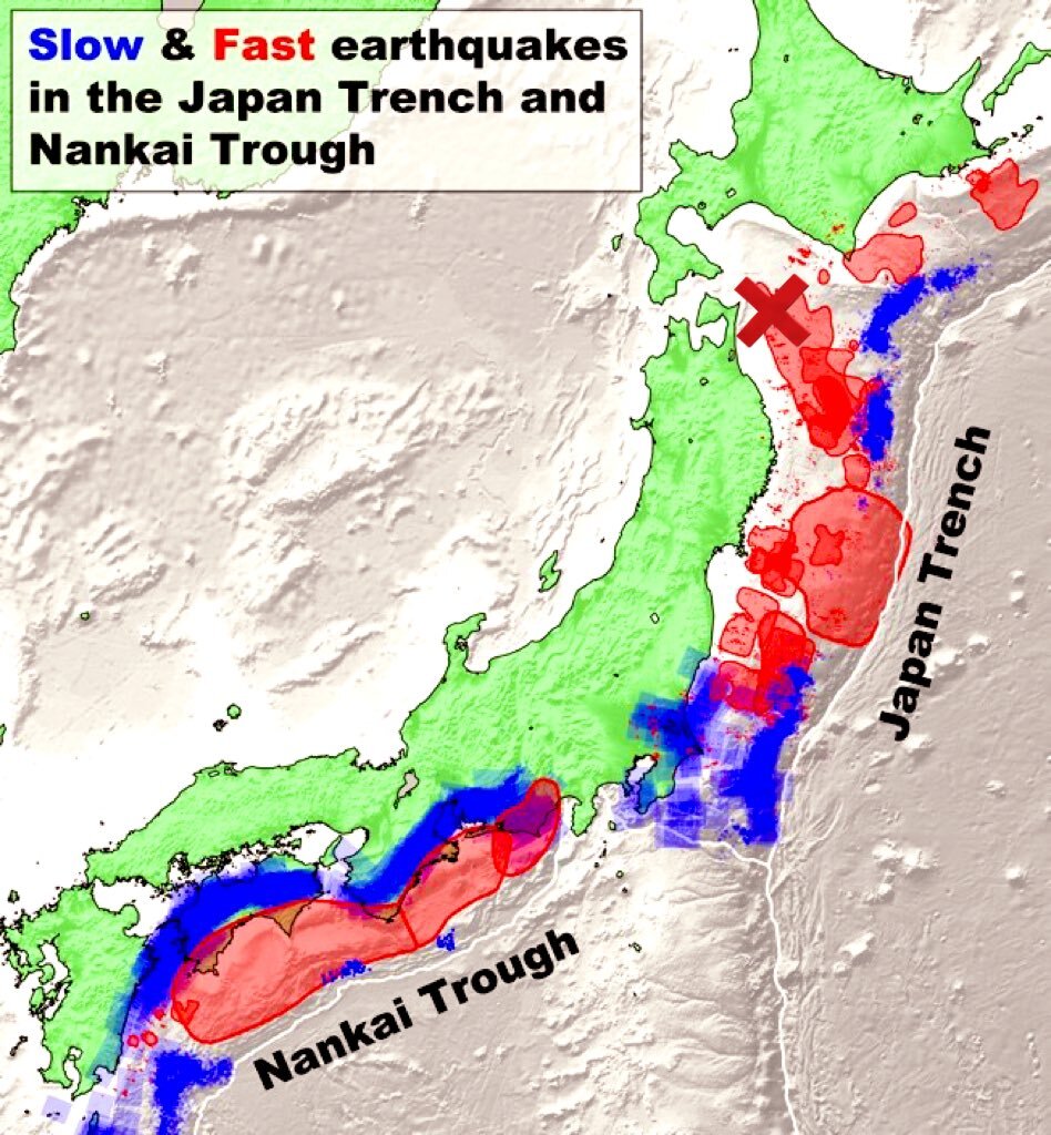 青森県東方沖M7.6地震、北海道沖でもM6.9発生