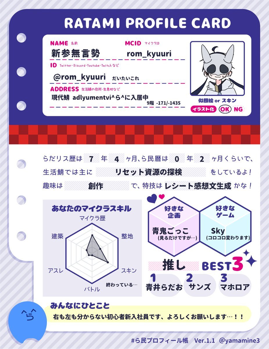 ⚫プロフィール確認を⚫ 髪短いの久しぶりだからそわそわする