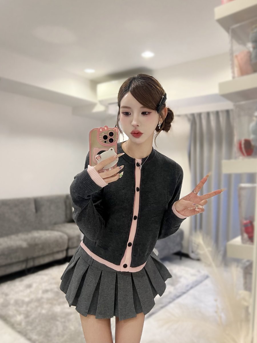 sunsetpark セーラーカラー　フリルブラウスmiu系穿搭 SunsetPark ブラウス シャツ セーラーカラー フリルブラウス