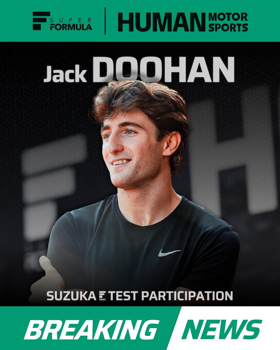 元F1ドライバー、ドゥーハンがSUPER FORMULAテストに参戦！ 