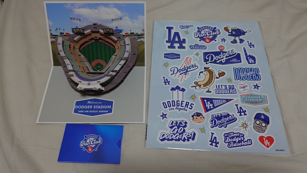 ドジャースファンクラブ　特典グッズ 会員コース | ドジャースファンクラブ