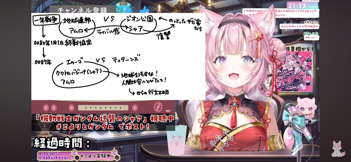 輪堂千速さん、劇場版ガンダム同時視聴配信でアムロの苦悩に共感の声