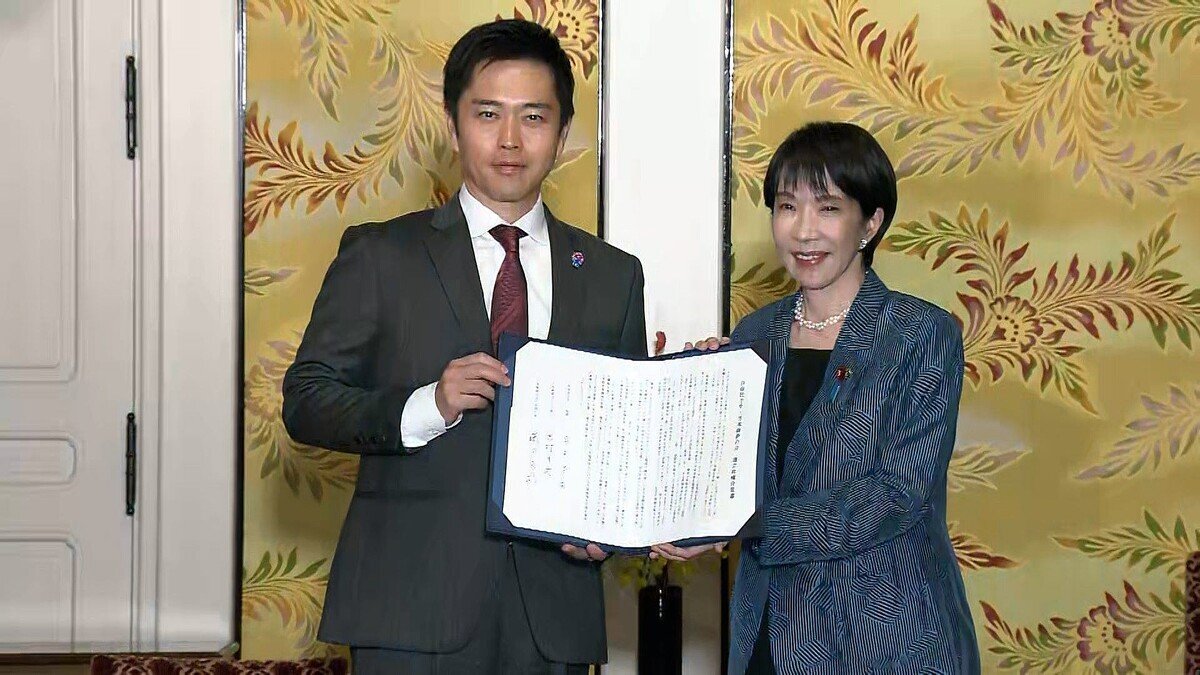 自民・維新、連立政権樹立で正式合意