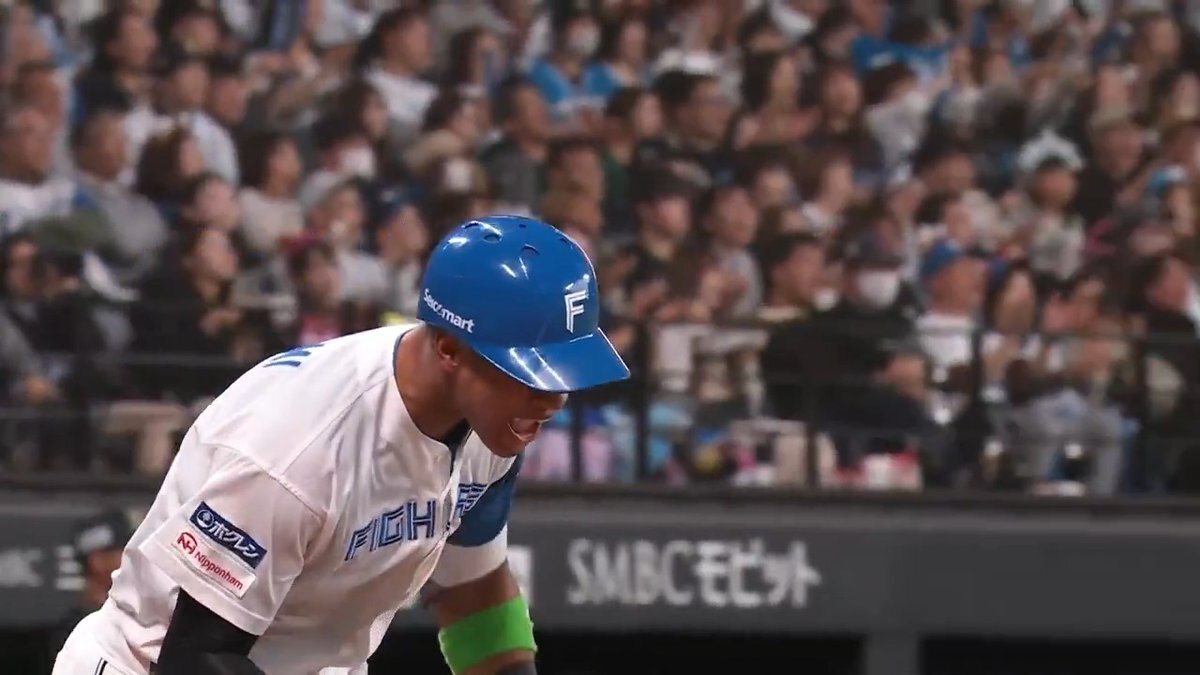 万波中正選手、先制タイムリーでファイターズを勝利へ導く！