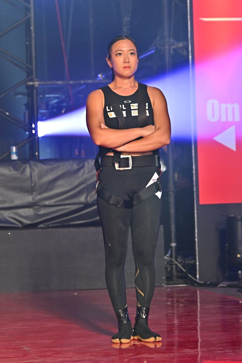 KUNOICHIファイナル！サーモンラダーに挑戦者苦戦