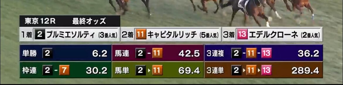 プルミエソルティ、東京競馬場で勝利！ 