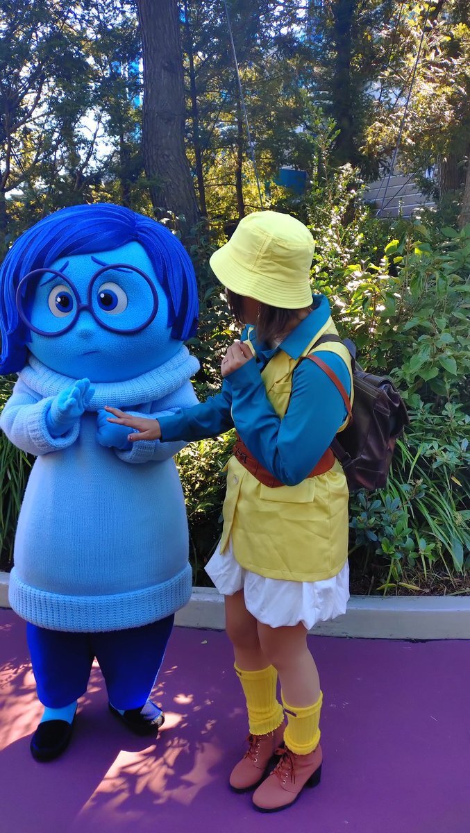 ヨロコビとカナシミ、シーでグリーティング開始！