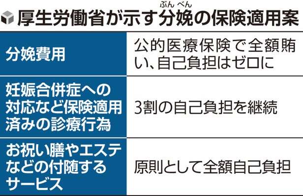出産無償化へ：賛否両論、2027年度から保険適用