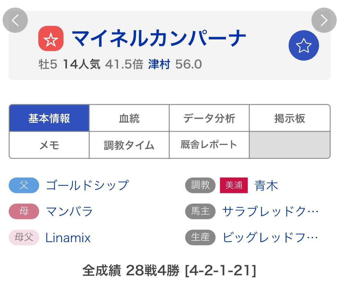 競馬ファン、注目レース出走確定！