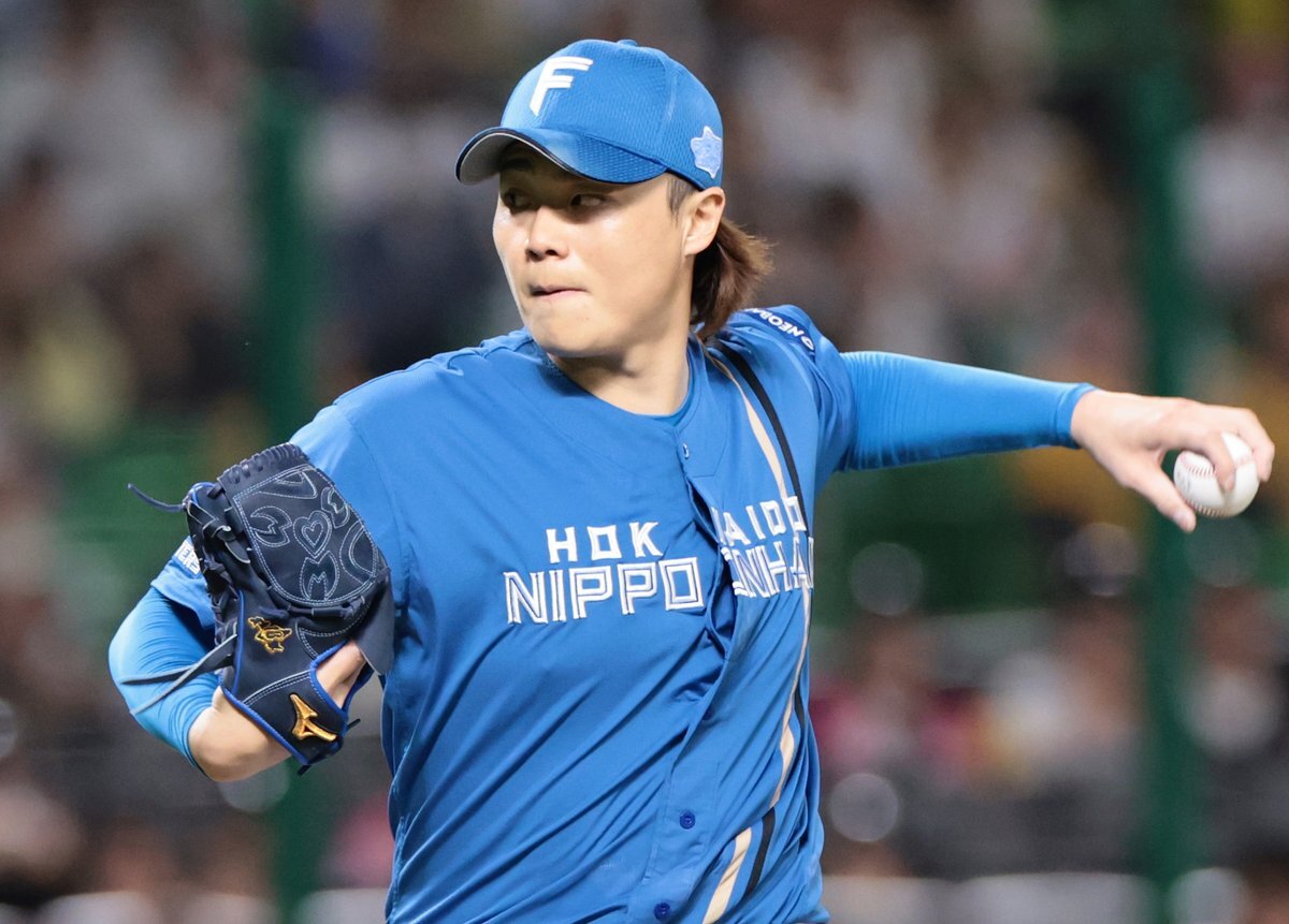 ファイターズユニ⭐︎ビジター#18山崎福也 北海道日本ハムファイターズ - 日ハム山崎福也ユニフォーム