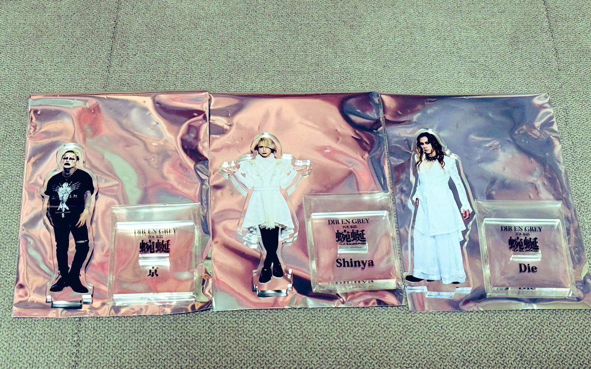 DIR EN GREY アクスタセット 京薫Shinya Toshiya Die DIR EN GREY アクスタセット 京薫Shinya Toshiya Die DIR EN GREY