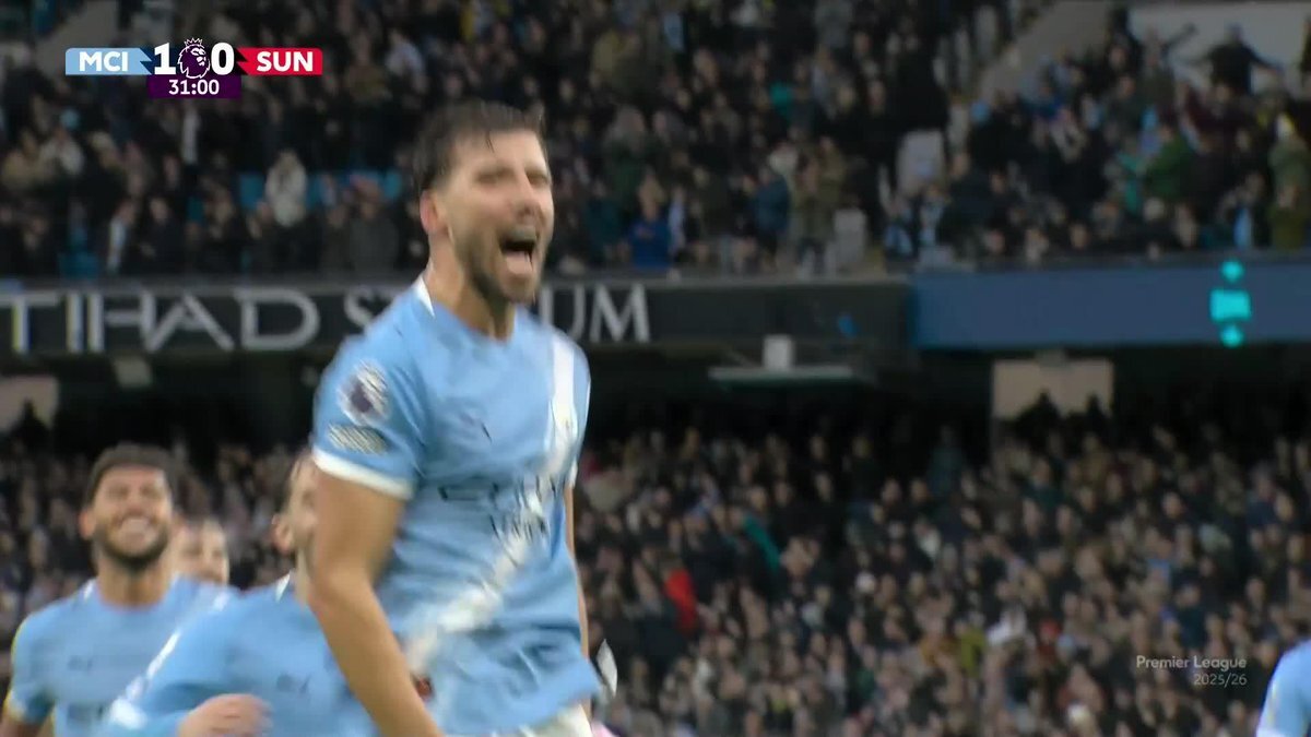 マンチェスター・シティ、サンダーランドに2点リード！後半の展開に期待