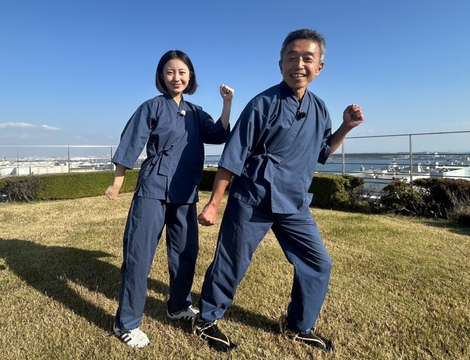 おもちポーズがめざましテレビで紹介される！