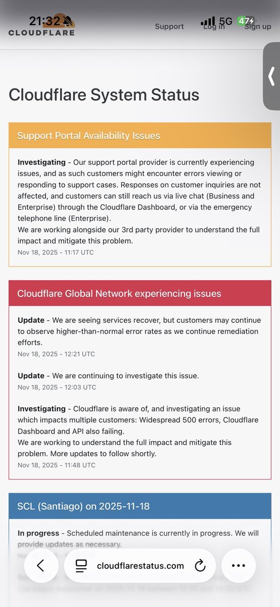 Cloudflareの障害でインターネットは大丈夫？