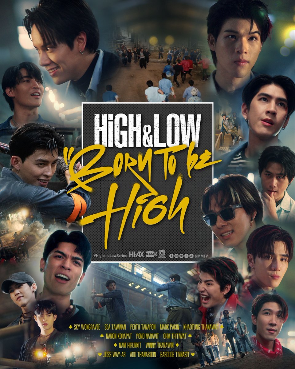 HiGH&LOW、タイで初の海外進出！新作シリーズ「BORN TO BE HiGH」決定！ 